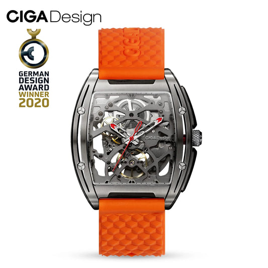 CIGA Design Skeleton Titanium Watch